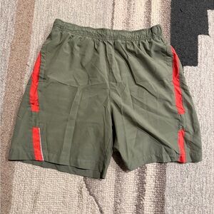 Nike Running Shorts with Red Side Stripes